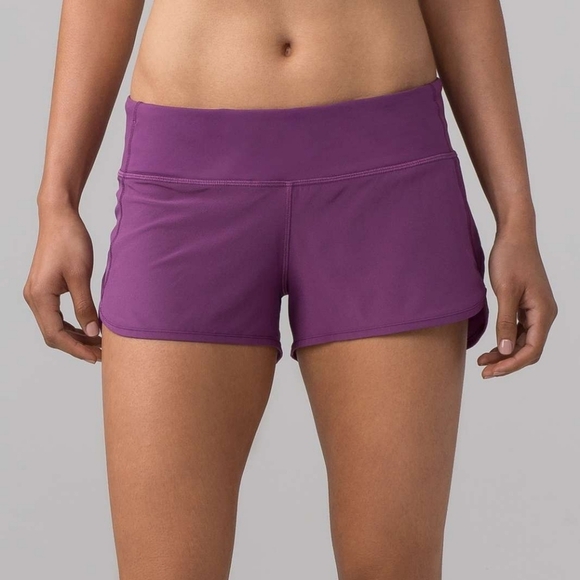 Lululemon Speed Short 4-way Stretch 2.5" Dark Mystic Purple Athletic Running 6 - Picture 2 of 10